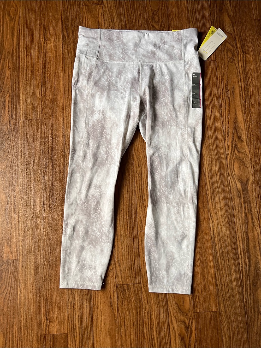 all in motion Light Gray Marble-Print Leggings